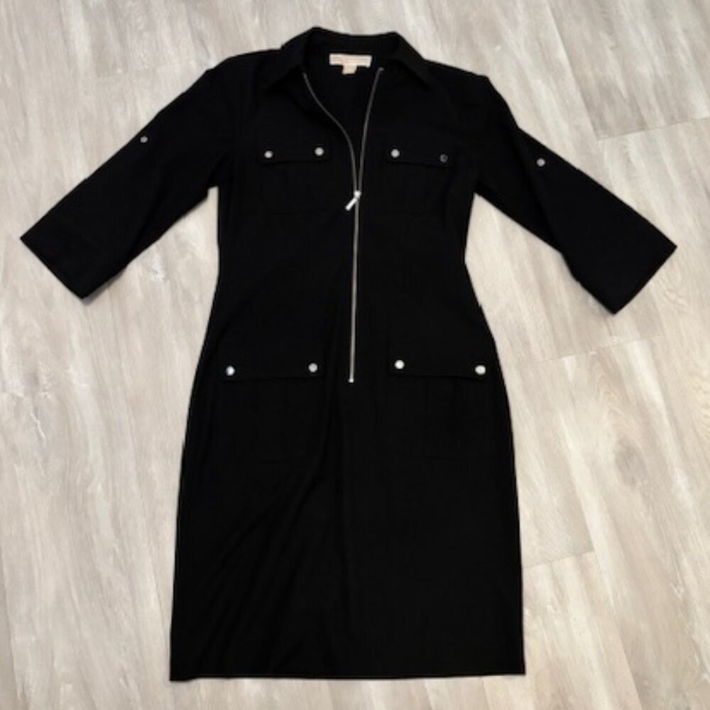 MICHAEL Michael Kors Utility Shirtdress SIZE XS